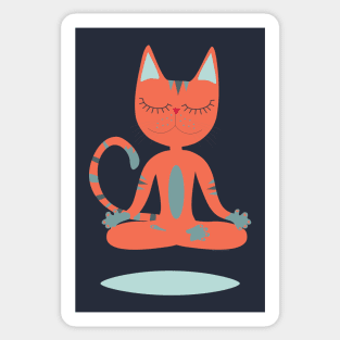 Zen cat Sticker